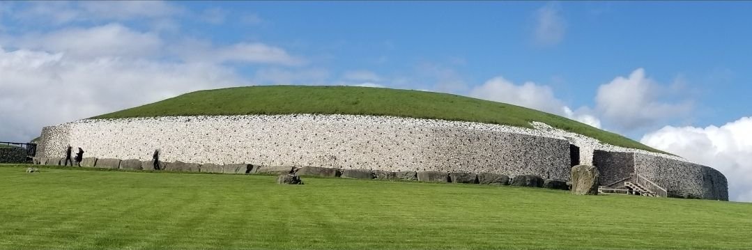 The Newgrange passage tomb in the Boyne Valley, Ireland